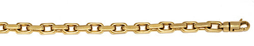 14K Gold Solid Link Bracelet, SOLD
