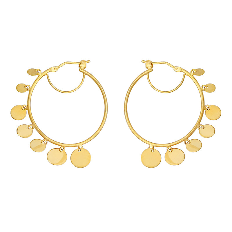 Gold Charm Earrings, SALE, SOLD