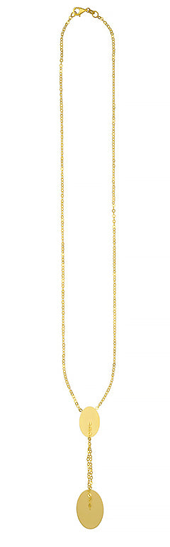 Yellow Gold Drop Necklace, SOLD