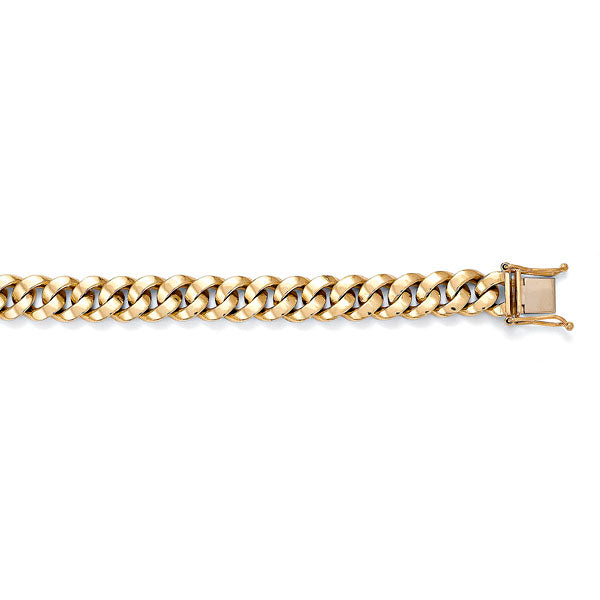 14K Gold Solid Link Bracelet, SOLD