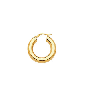 Gold Hoop Earrings, SOLD