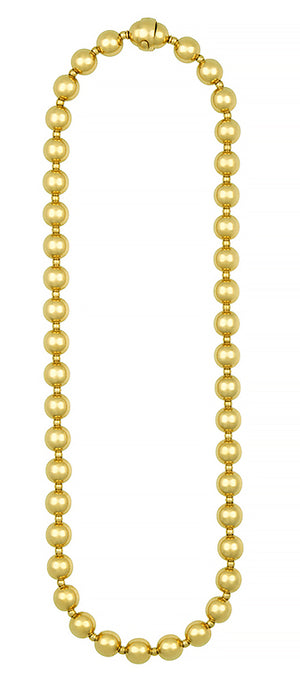 Gold Bead Necklace, SOLD