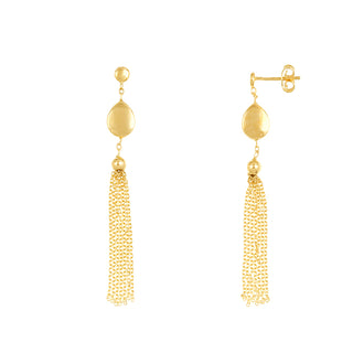 Gold Tassel Earrings, SALE, SOLD