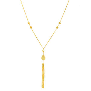 Gold Tassel Necklace, SALE, SOLD