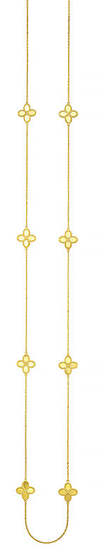 Gold Flower Necklace, SOLD