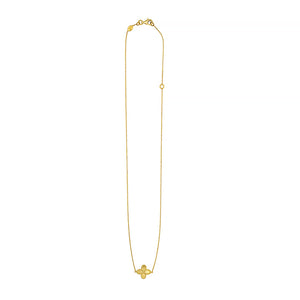 14K Gold Flower Pendant Necklace, SOLD