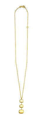 Gold Drop Pendant Necklace, SOLD