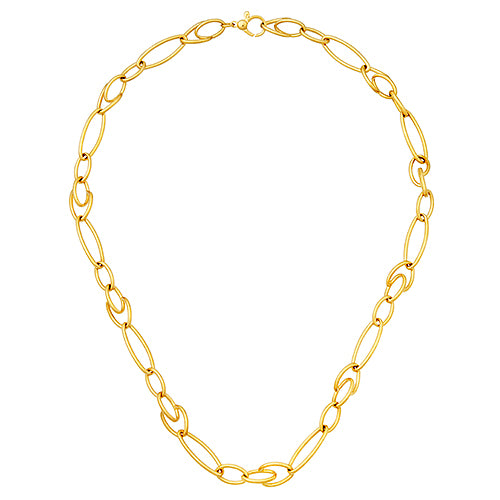Yellow Gold Link Chain Necklace, SOLD