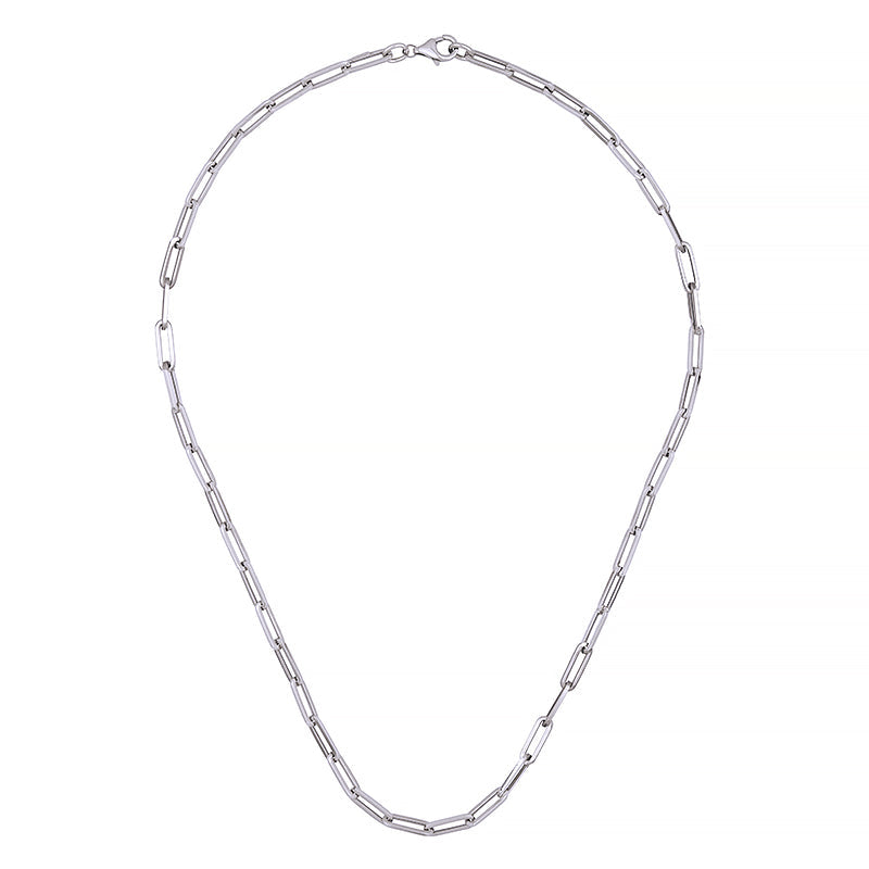 14k White Gold Link Chain, SOLD OUT