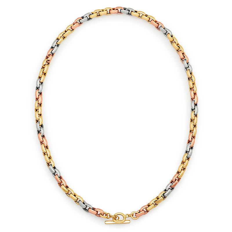 Tri-Color Gold Chain Necklace, SALE, SOLD