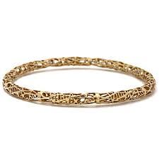 14K Gold Bangle Bracelet, SOLD
