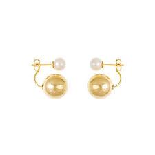 14K Gold and Pearl Earrings, SALE, SOLD