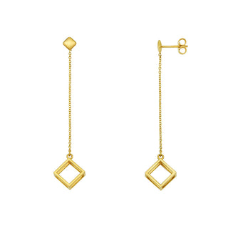 Gold Dangle Earrings, SOLD