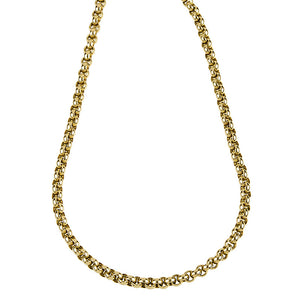 Gold Rolo Link Chain, SOLD