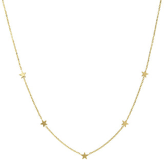 Gold Star Necklace, SOLD