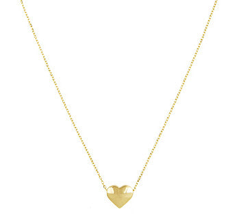 Gold Heart Necklace, SOLD