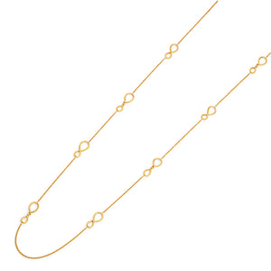 Gold Chain with Infinity Links, SALE, SOLD