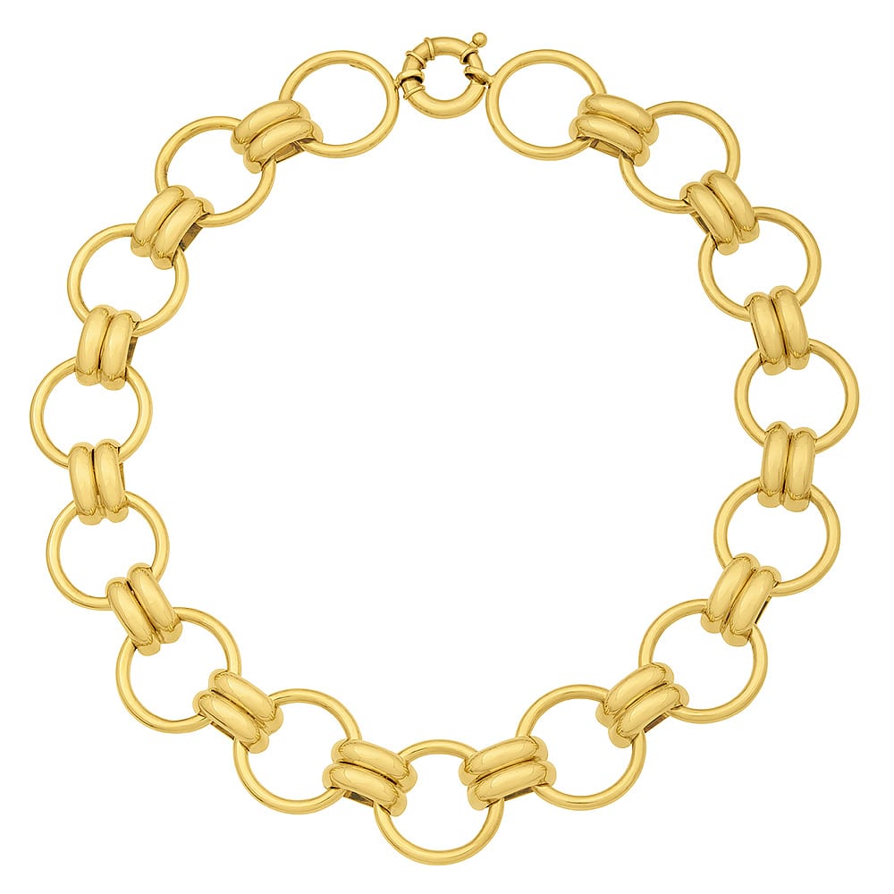 Large Gold Link Necklace, SOLD