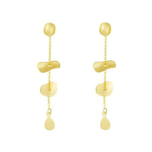 14k Gold Drop Earrings, SOLD