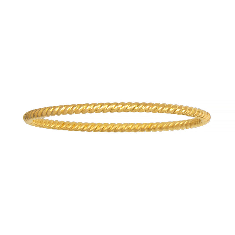 Yellow or White Gold Rope  Bangle, SALE, SOLD