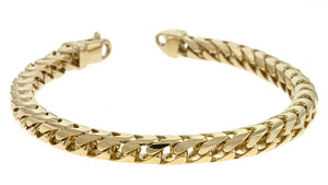 14K Yellow Gold Solid Link Bracelet, SOLD