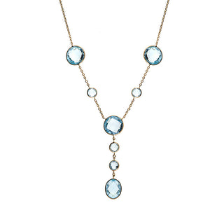 Blue Topaz Necklace, SOLD