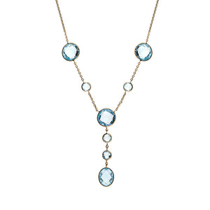 Blue Topaz Necklace, SOLD