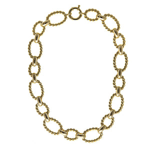Italian Rope Gold Chain Necklace