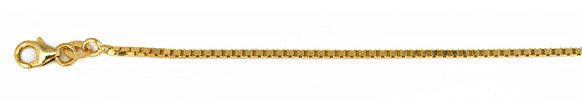 18K Yellow Gold Box Link Chain, SOLD OUT
