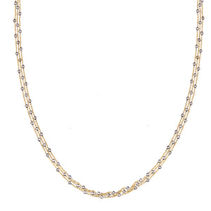 Triple Chain Diamond Necklace, SOLD