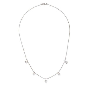 18k Diamond Drop Necklace, SOLD