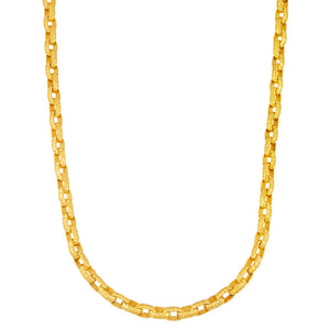 18k Yellow Gold Hammered Links
