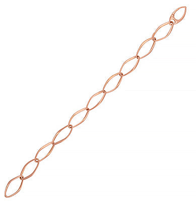 18K Rose Gold Link Bracelet, SOLD