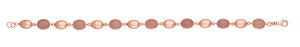 18k Rose Gold Pink Opal Bracelet, SOLD