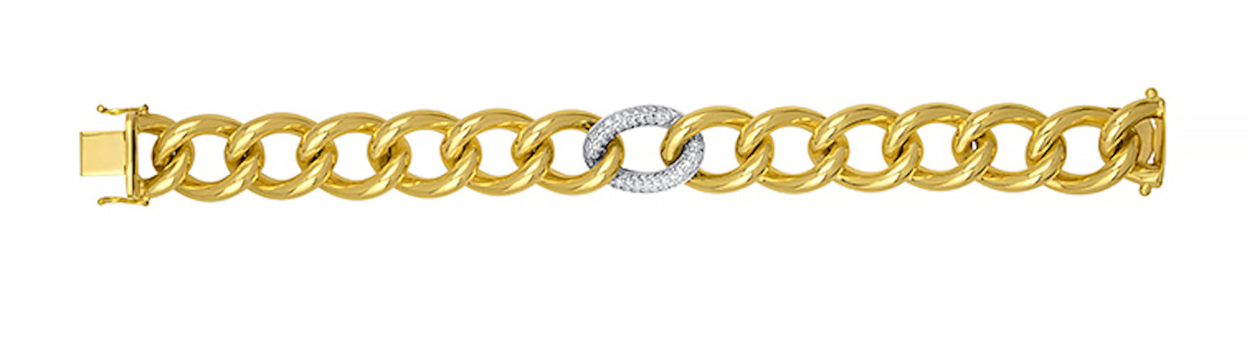 18K Gold Diamond Bracelet, SOLD