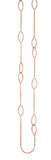 18K Rose Gold Chain Necklace, SOLD