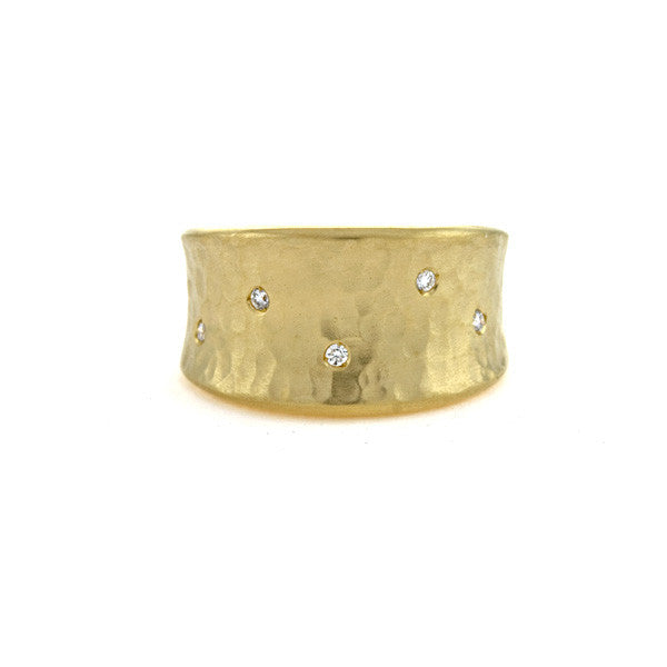 Italian Gold and Diamond Ring