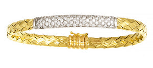 18k Diamond Bracelet, SOLD
