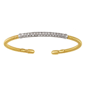 18k Diamond Cuff Bracelet, SOLD