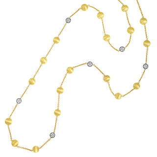 18k Gold and Diamond  Chain Necklace, SOLD