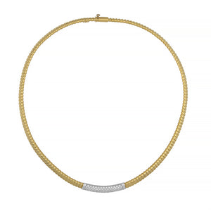!8K Gold Necklace with Diamonds