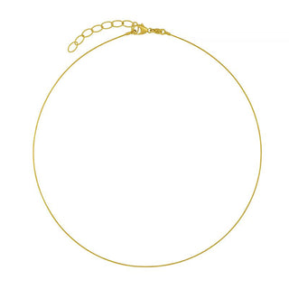 18K Gold Wire Necklace, SALE, SOLD