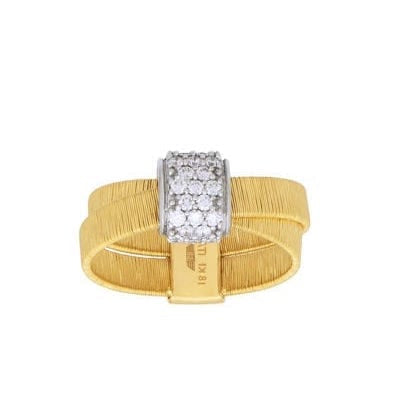 18k Gold Ring with Diamonds, SOLD