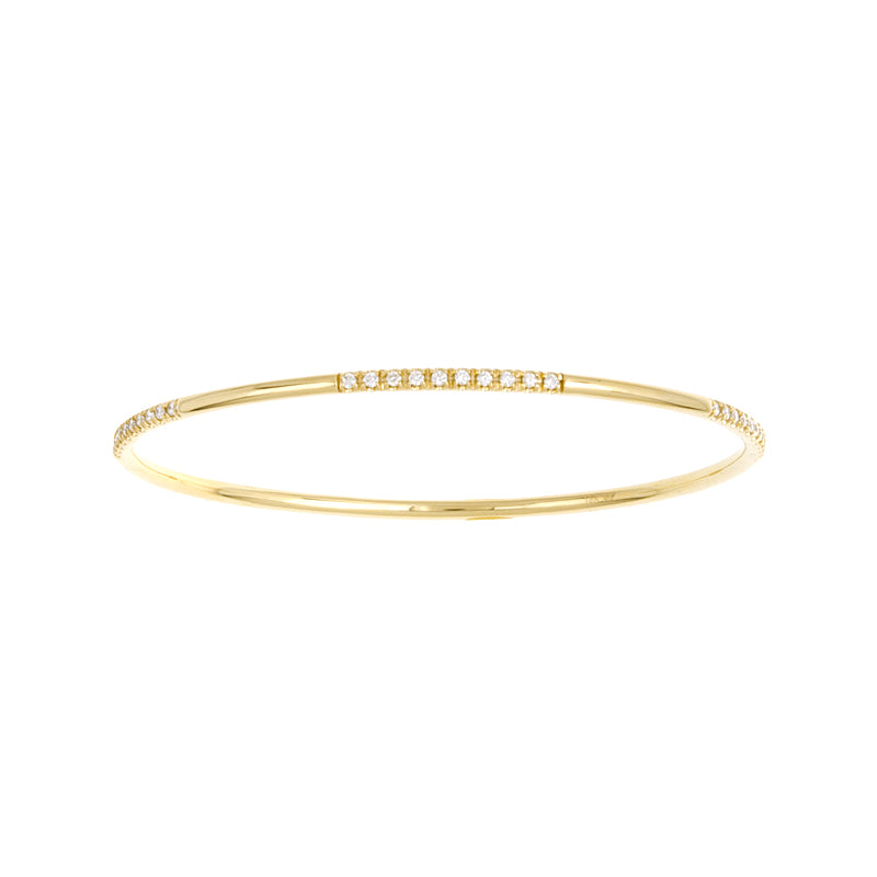 18k Diamond Bangle Bracelet, SOLD – Deleuse Fine Jewelry