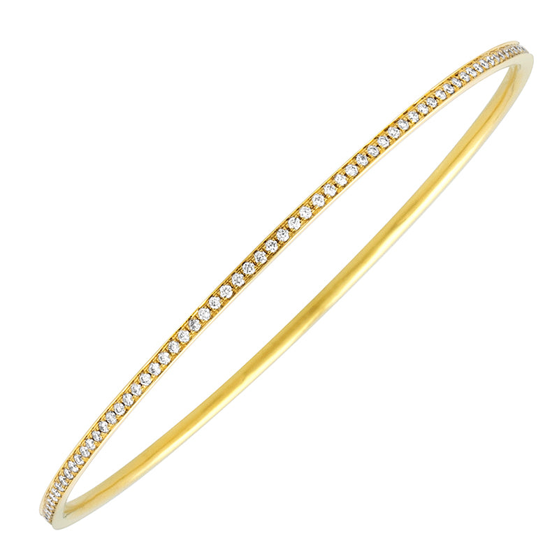 18k Diamond Bangle Bracelet, SOLD