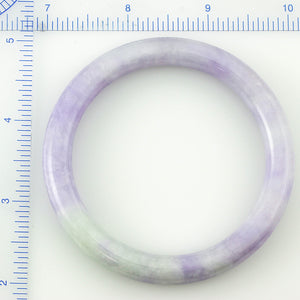Natural Lavender Jade Bangle Bracelet, SOLD