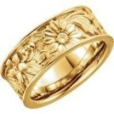 Gold Floral Band