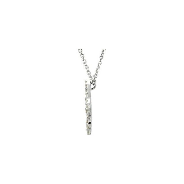 Diamond Fleur De Lis Necklace, SOLD