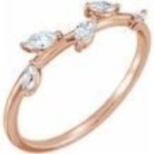 Rose Gold Diamond Ring,SOLD