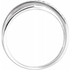 14K White Gold Diamond Ring, SOLD